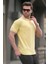 Sarı Regular Fit Erkek Polo Yaka Tişört 6105 1