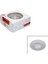 6 PARÇA ÇAY TABAK KALP DESENLİ ŞEFFAF - BEYAZ MİKA KRİSTAL (3791) 1