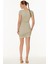 Camel Büzgülü Mini Kadın Elbise MG1739 5