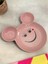 Eğlenceli Çocuk Gülen Yüz Emojili Mama, Yemek, Kahvaltı ve Pasta Tabağı 1 Adet Pembe 3