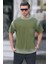 Haki Oversize Basic Tişört 6123 1