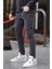 Düz Paça Rahat Kesim Erkek Füme Jeans 6330 4