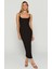 Siyah Askılı Kaşkorse Basic Elbise MG1984 1