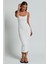 Beyaz Askılı Kaşkorse Basic Elbise MG1984 1