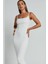 Beyaz Askılı Kaşkorse Basic Elbise MG1984 2