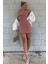 Pembe Askılı Mini Elbise MG1404 2