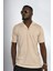 Bej Yaka Detay T-Shirt 410415 2