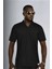 Siyah Yaka Detay T-Shirt 410415 1