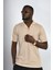Bej Yaka Detay T-Shirt 410415 3