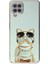 Samsung Galaxy A22 4g Kılıf Kamera Korumalı Köpek Desenli Standlı Silikon Yeşil 1