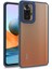 Xiaomi Redmi Note 10 Pro Kılıf Flora Sert Silikon Arkası Cam Şeffaf Lacivert 1