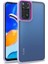 Xiaomi Redmi Note 12 Pro 4g Kılıf Flora Sert Silikon Arkası Cam Şeffaf Mor 1