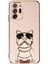 Samsung Galaxy Note 20 Ultra Kılıf Kamera Korumalı Köpek Desenli Standlı Silikon Pembe 1