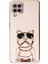 Samsung Galaxy A22 4g Kılıf Kamera Korumalı Köpek Desenli Standlı Silikon Pembe 1