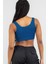 Saks Askılı Basic Crop Top Bluz MG1757 3