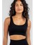 Siyah Askılı Basic Crop Top Bluz MG1757 1