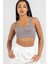 Füme Askılı Basic Crop Top Bluz MG1757 1