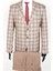 Slim Fit Iki Düğme -Sivri Yaka-Çift Yırtmaç Açık Kahverengi Drop 6 Takım Elbise 1