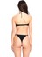 Too Salty Swimwear Kadın Siyah Düz Strablez Brazilian Bikini Takımı (Ayarlanabilir Bikini Altı) 23S104ST 4