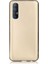 Oppo Reno 3 Pro Kılıf Premier Silikon Esnek Koruma Gold 1
