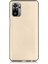 Xiaomi Redmi Note 10S Kılıf Korumalı Premier Mat Silikon Gold 1