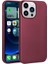 Apple iPhone 14 Pro Max Kılıf Renkli Lüx Korumalı Premier Mat Silikon Mürdüm 1