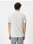 4SAM10276HK 000 Beyaz Erkek Jersey Kısa Kollu Basıc T-Shirt 4