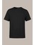 Erkek Siyah T- Shirt Regular Fit Rahat Kesim Bisiklet Yaka Basic Tişört 1