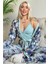 Mint Flore Exclusive Örme Sabahlıklı Kadın Pijama Takımı 1