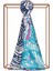 Ipekevi Renkli Zebra Desenli Ipek Şal 01940-MODEL 03 1