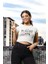 Taylor Swift Albüm Isimleri Baskılı Crop Top, Taylor Swift Baskılı Siyah Crop 2