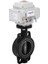 Ø63 24V DC Elektrik Aktüatörlü U-Pvc Kelebek Vana Asit Için 4