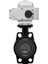 Ø315 220V Ac Elektrik Aktüatörlü U-Pvc Kelebek Vana Su Için 3