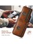 Iphone 13 Pro 6.1 Inç Için Dikey Flip Kart Yuvaları Mumsu Doku Telefon Koruyucusu-Brown (Yurt Dışından) 4
