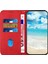Iphone 15 Pro Slim-Fit Shell Için Baskılı Rhombus Deri Telefon Stand Vakası Cüzdan Cilt Touch Kapak-Kırmızısı (Yurt Dışından) 4