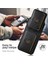 Iphone 12 Pro Max Için 6.7 Inç Manyetik Kasa Dikey Flip Kartı Tutucu Mumsu Doku Kapağı-Siyah (Yurt Dışından) 4
