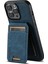Iphone 11 Pro Pu Deri Kılıfı Için Litchi Doku Çizelge Karşıtı Telefon Kapak Blue (Yurt Dışından) 2