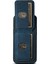 Iphone 11 Pro Pu Deri Kılıfı Için Litchi Doku Çizelge Karşıtı Telefon Kapak Blue (Yurt Dışından) 5