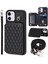 Iphone 11 Rfıd Engelleme Önleyici Pu+Tpu Telefon Kapağı Straps-Black ile Şok Geçirmez Kılıf (Yurt Dışından) 1
