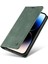 Iphone 15 Pro Max Cilt Touch Pu Deri Kabuk Cüzdan Stand Telefon Kapak Yeşil (Yurt Dışından) 5