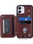 IPhone 11 Rfıd Engelleme Önleyici Pu+Tpu Telefon Kapağı Straps-Wine Red ile Şok Geçirmez Kılıf (Yurt Dışından) 4