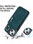 Iphone 13/14 Için 6.1 Inç Telefon Kasası Rfıd Engelleme Cüzdan Retro Pu+Tpu Kickstand Cover-Blue (Yurt Dışından) 5