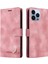 Iphone 15 Pro Için Pro-Cratch Pu Deri Stand Kabuğu Flip Cüzdan Cilt Touch Telefon Kılıfı Kapak Pembe (Yurt Dışından) 1