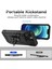 Iphone 15 Plus Için Slayt Kamera Koruyucu Kabuğu Plus Telefon Kılıf Metal Yüzük Kickstand Pc+Tpu Cover-Black (Yurt Dışından) 2