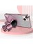 Iphone 15 Plus Case Elektraplama Kickstand Pc+Tpu Cep Telefonu Kapak Pembe (Yurt Dışından) 2