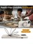 Iphone 15 Manyetik Telefon Kılıfı Yüzük Tutucu Kickstand Sırt Kapak-Antique Beyaz (Yurt Dışından) 5