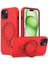 Iphone 15 Manyetik Telefon Kasası Yüzüğü Tutucusu Geri Kapak Kırmızısı (Yurt Dışından) 1