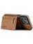 iPhone14 Pro Case Pu+Pc+Tpu Çıkarılabilir 2-1 Arada Cüzdan Telefon Kapak-Kahverengi (Yurt Dışından) 3