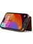 iPhone14 Pro Case Pu+Pc+Tpu Çıkarılabilir 2-1 Arada Cüzdan Telefon Kapak-Kahverengi (Yurt Dışından) 4