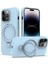 iPhone14 Pro Max Kickstand Case Pc+Silikon Kapağı Magsafe Sky ile Uyumlu Telefon Kılıfı (Yurt Dışından) 1